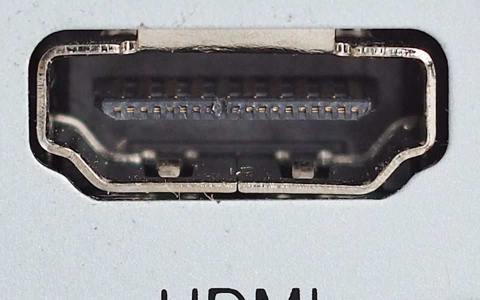 HDMI port close-up